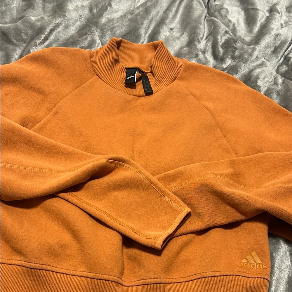 Adidas Women's Orange Sweatshirt